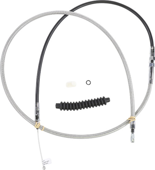 DRAG SPECIALTIES Clutch Cable - Braided - 74" - FL '08-'13 - 5322412HE