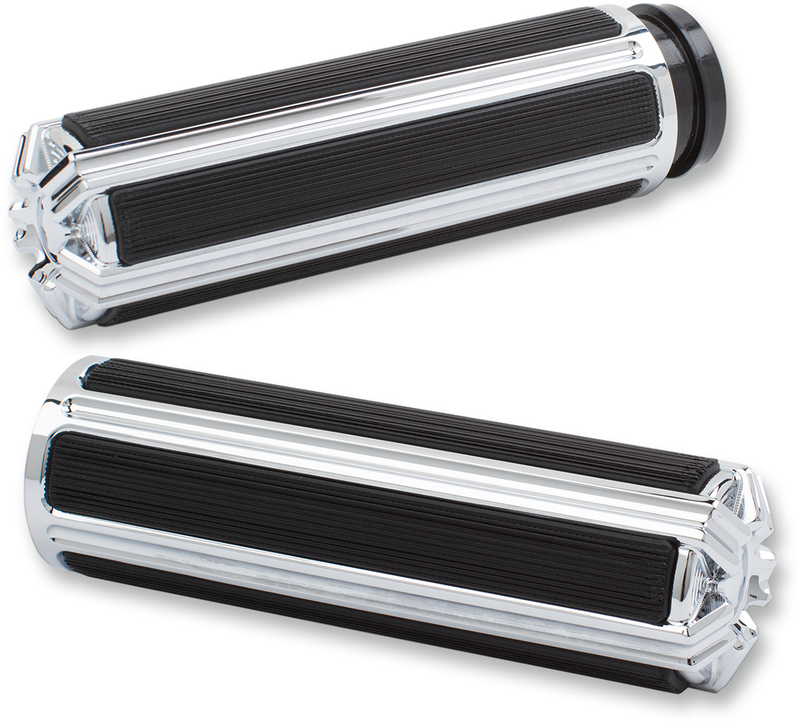 ARLEN NESS 10-GAUGE® COMFORT GRIPS, CHROME - FLY-BY-WIRE (TBW) - 07-119 - PartsOutlet.com.au