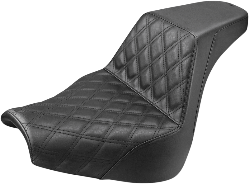 SADDLEMEN Step Up Seat - Driver's Lattice Stitched - '18-'22 Breakout - Black 818-31-172 - PartsOutlet.com.au