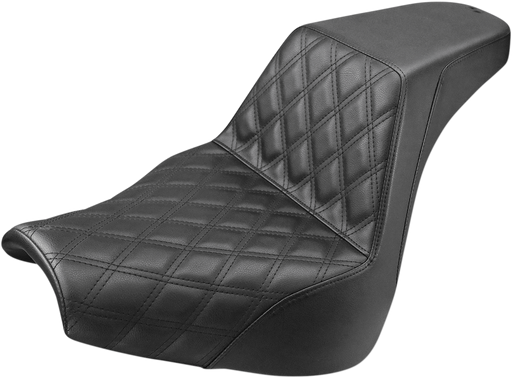 SADDLEMEN Step Up Seat - Driver's Lattice Stitched - '18-'22 Breakout - Black 818-31-172 - PartsOutlet.com.au