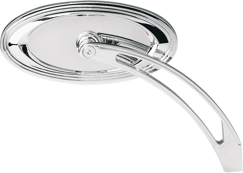 ARLEN NESS STEPPED OVAL MIRROR, CHROME - EACH - 13-044 - PartsOutlet.com.au