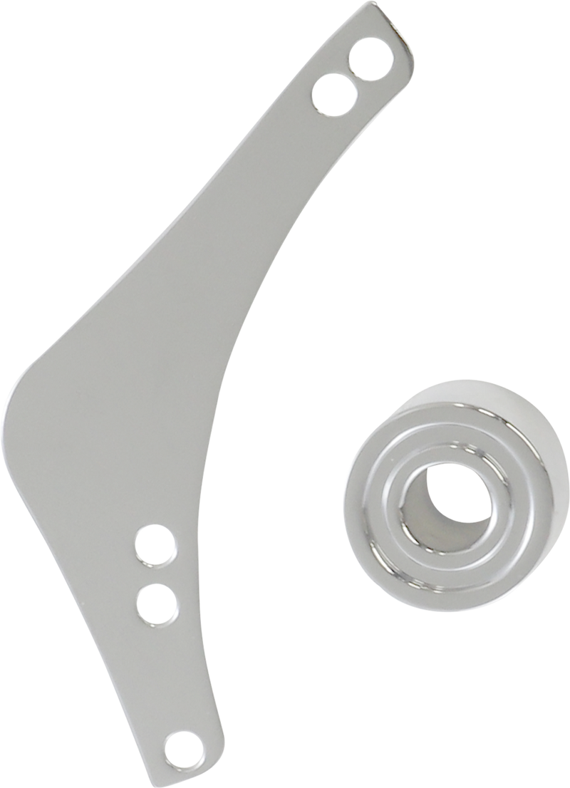 ARLEN NESS REPLACEMENT BREATHER COVER PLATES: INVERTED / METHOD SERIES® - 17-up M8 MODELS - CHROME - LEFT - 600-053 - PartsOutlet.com.au
