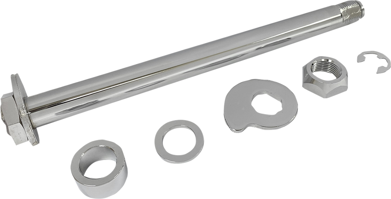 DRAG SPECIALTIES Axle - Rear - Chrome - '08 FLT W16-0350 - PartsOutlet.com.au