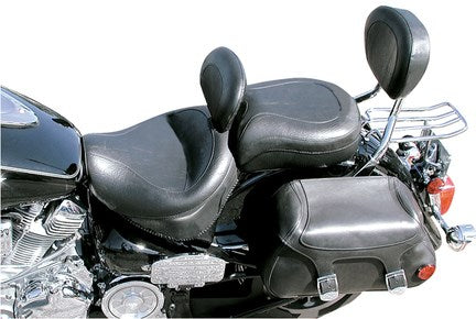 MUSTANG Wide Vintage Seat - Driver Backrest - Kawasaki VN900 2006-2020 - 79417 - PartsOutlet.com.au