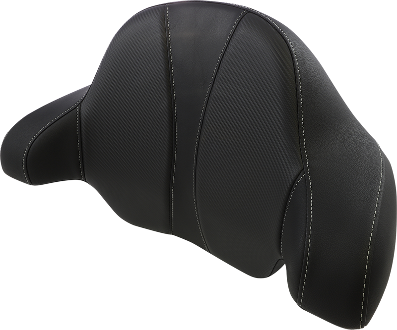 SADDLEMEN Tour-Pak® Backrest Pad - Dominator Seat - FL 14+ Black - 814-07-TPACK-D - PartsOutlet.com.au