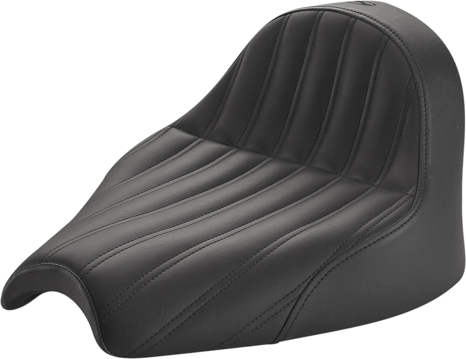 SADDLEMEN Knuckle Solo Seat - Indian Chief '22-'23 - Black - I21-04-0023 - PartsOutlet.com.au