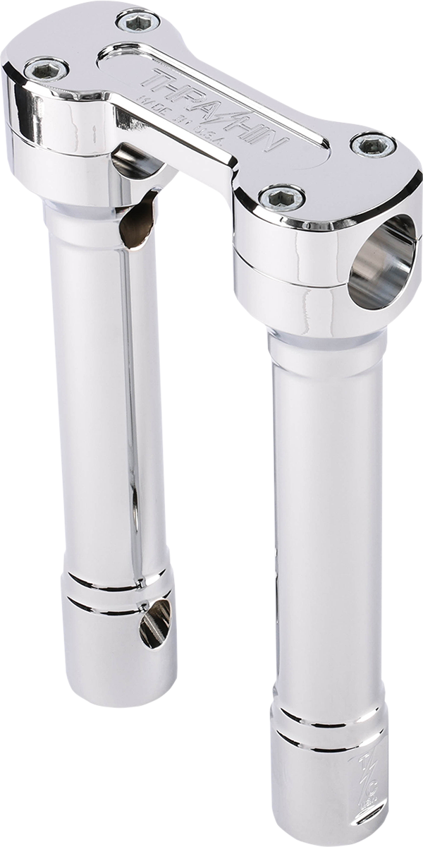 THRASHIN SUPPLY Risers - Hole Shot - 8" - Chrome - Harley-Davidson '73-'25 - TSC-8100-3