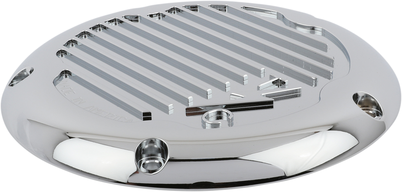THRASHIN SUPPLY CO. M8 - Derby Cover Finned - FL 2015+ - Chrome TSC-3017-3 - PartsOutlet.com.au