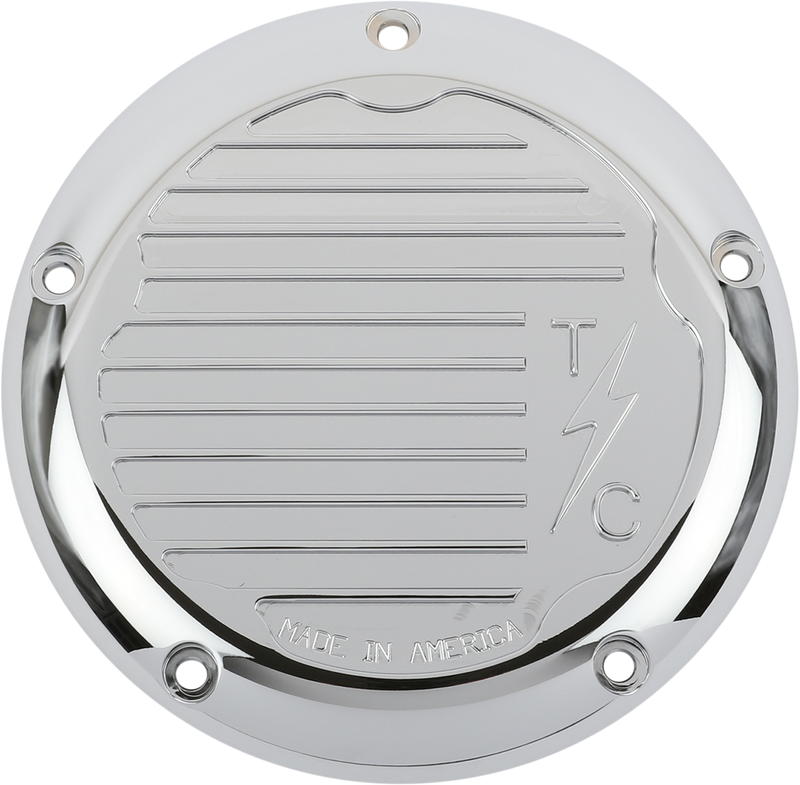 THRASHIN SUPPLY CO. M8 - Derby Cover Finned - FL 2015+ - Chrome TSC-3017-3 - PartsOutlet.com.au