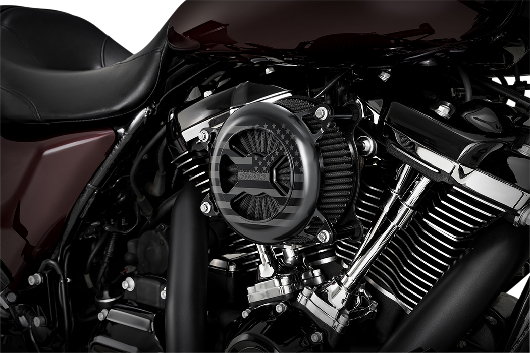 VANCE & HINES VO2 America Air Cleaner - Freedom Black - Harley-Davidson 2017-2023 - 42045FG - PartsOutlet.com.au