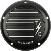 THRASHIN SUPPLY CO. M8 - Derby Cover Finned - FL 2015+ - Black TSC-3017-4 - PartsOutlet.com.au