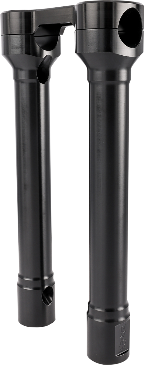 THRASHIN SUPPLY Risers - Hole Shot - 10" - Black - Harley-Davidson '73-'25 - TSC-1010-1