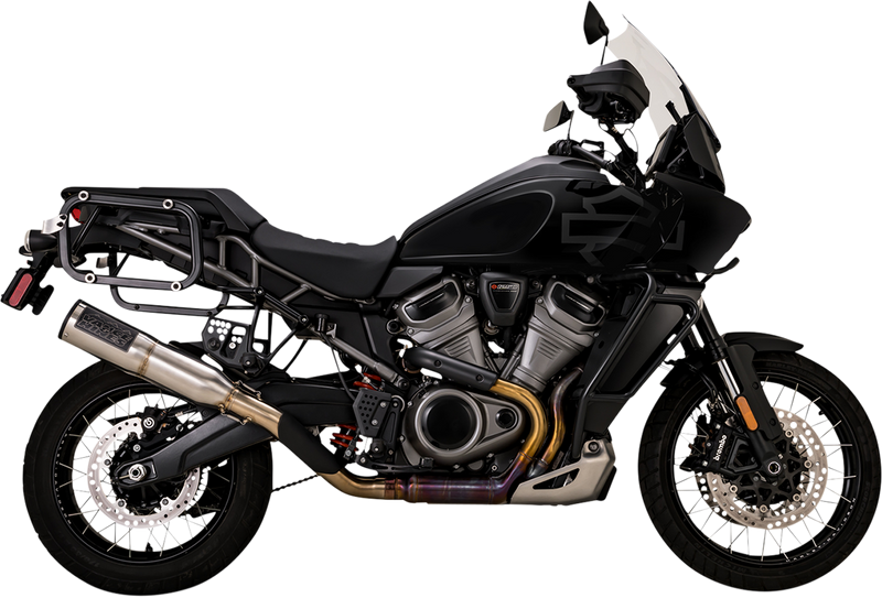 VANCE & HINES Adventure Hi-Output 450 Slip-On Muffler - Stainless Steel - Pan America 2021-2023 - 16533 - PartsOutlet.com.au