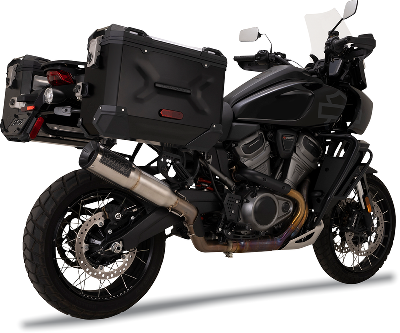 VANCE & HINES Adventure Hi-Output 450 Slip-On Muffler - Stainless Steel - Pan America 2021-2023 - 16533 - PartsOutlet.com.au