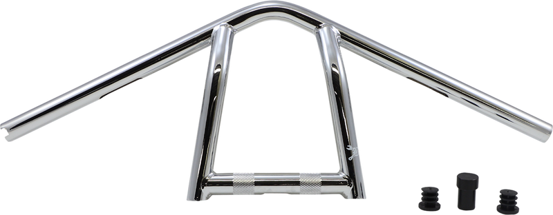 BURLY BRAND Handlebar - Jim - 9" - Chrome - '83-'22 XL - B12-6040C