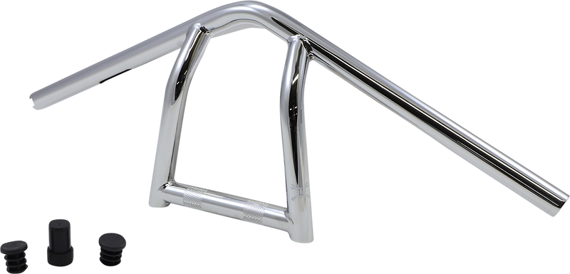 BURLY BRAND Handlebar - Jim - 9" - Chrome - '83-'22 XL - B12-6040C