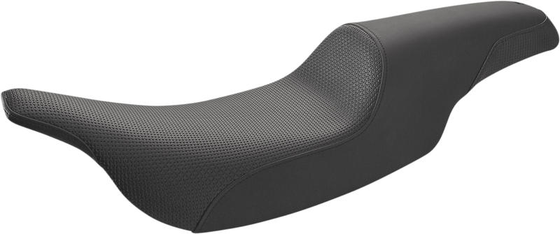 SADDLEMEN Profiler™ Basket Weave Seat - FL '97-'07 - Black 897-07-147 - PartsOutlet.com.au