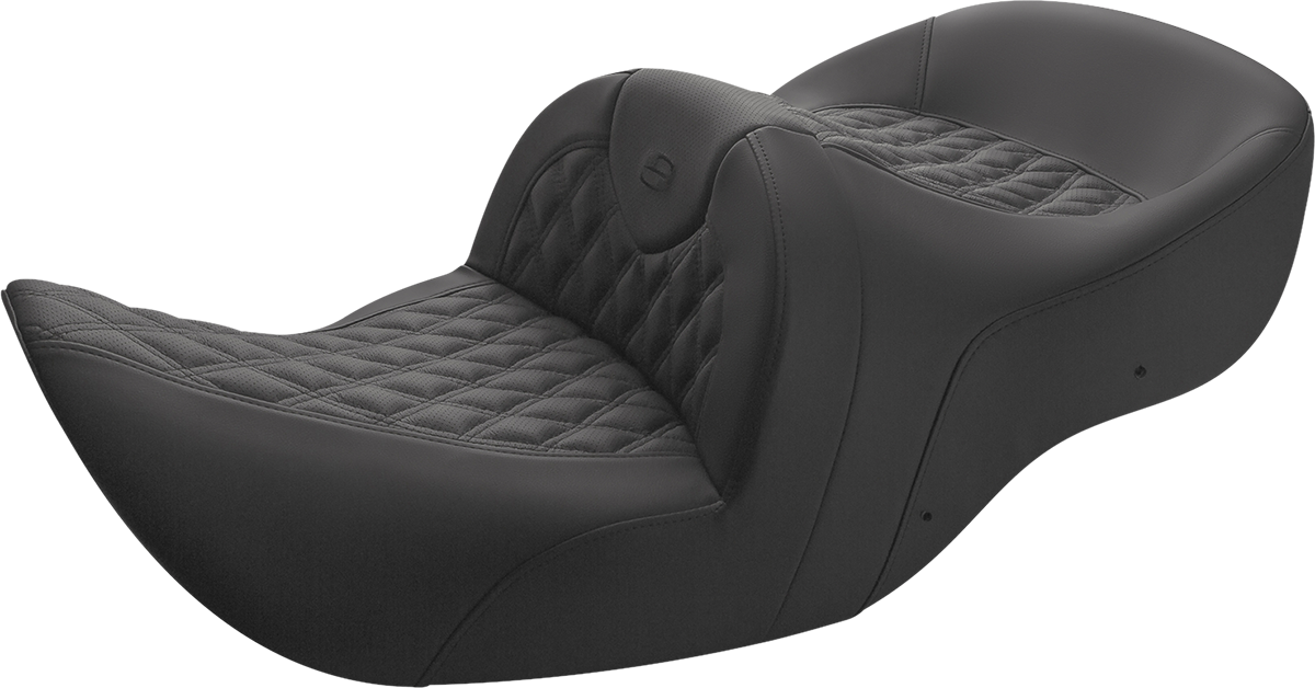 SADDLEMEN Roadsofa™ Seat - Lattice Stitched - Honda '01-'10 GL - H01-07-182 - PartsOutlet.com.au