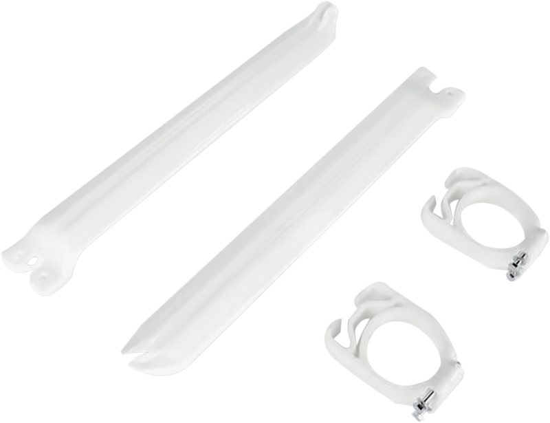 UFO Fork Cover - White - KX - '91-'93 KA02739280 - PartsOutlet.com.au