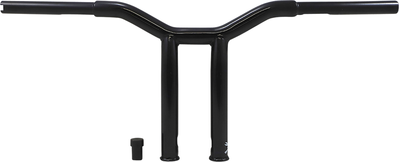 BURLY BRAND Handlebar - Dominator - Raked - 10" - Black  - B12-6051B