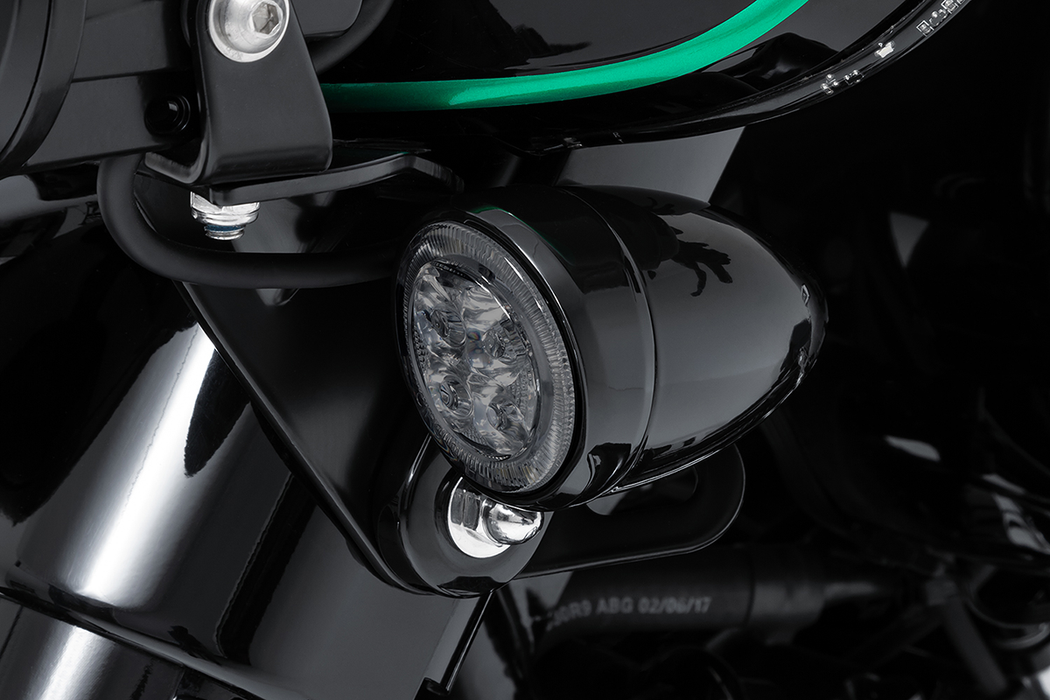 CIRO Signal Insert - Front - Black - Smoke - Harley-Davidson 2000-2020 - 45620
