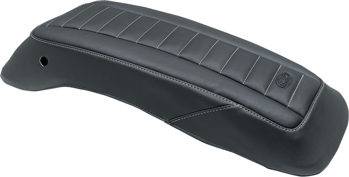 MUSTANG Saddlebag Lid Covers - Black/Gunmetal Gray - Harley-Davidson 2014-2021 - FL 77640GM