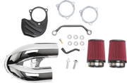 S&S CYCLE Tuned Induction Kit in Chrome for 2017-2020 HD® M8 Models - 170-0566A - PartsOutlet.com.au