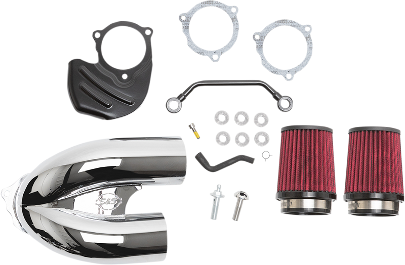 S&S CYCLE Tuned Induction Kit in Chrome for 2017-2020 HD® M8 Models - 170-0566A - PartsOutlet.com.au