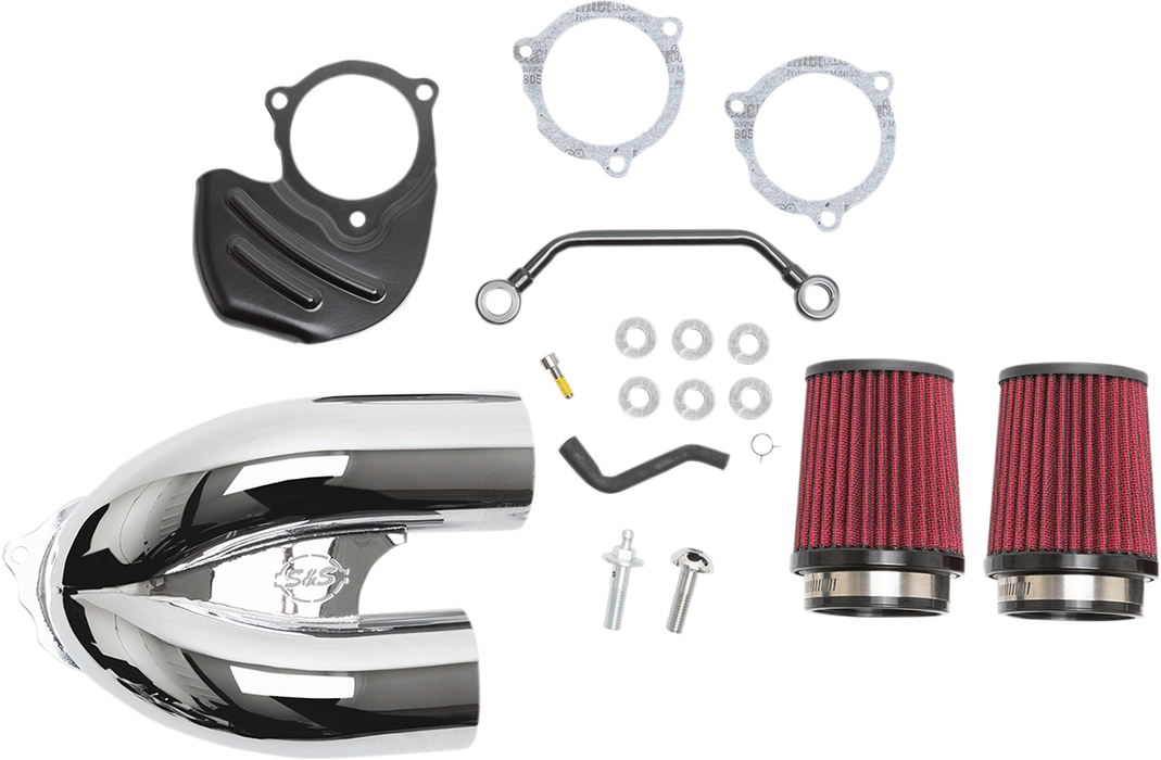 S&S CYCLE Tuned Induction Kit in Chrome for 2017-2020 HD® M8 Models - 170-0566A - PartsOutlet.com.au