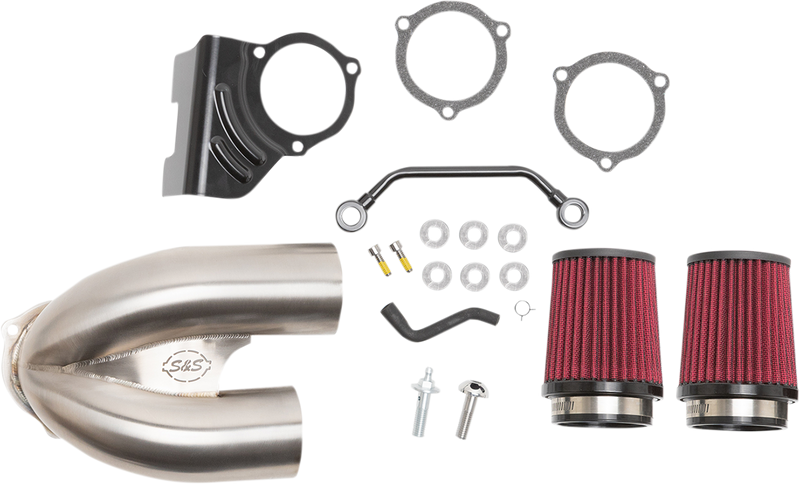 S&S CYCLE Tuned Induction Kit in Stainless Steel for 2008-'16 HD® Touring Models and 2016-2017 Softail® Models - 170-0635A - PartsOutlet.com.au