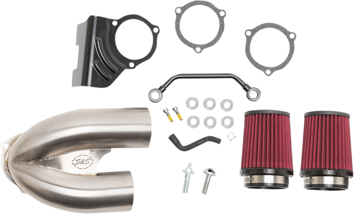 S&S CYCLE Tuned Induction Kit in Stainless Steel for 2008-'16 HD® Touring Models and 2016-2017 Softail® Models - 170-0635A - PartsOutlet.com.au