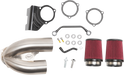 S&S CYCLE Tuned Induction Kit in Stainless Steel for 2008-'16 HD® Touring Models and 2016-2017 Softail® Models - 170-0635A - PartsOutlet.com.au