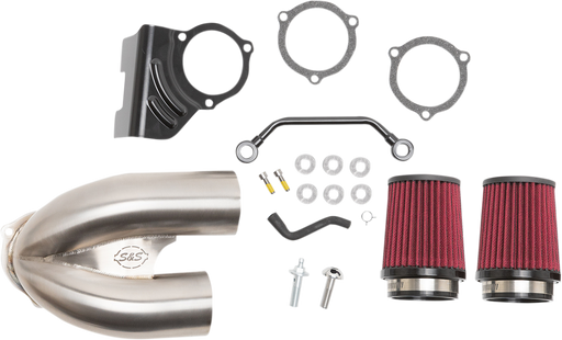 S&S CYCLE Tuned Induction Kit in Stainless Steel for 2008-'16 HD® Touring Models and 2016-2017 Softail® Models - 170-0635A - PartsOutlet.com.au