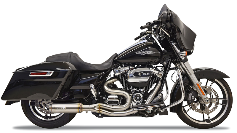 BASSANI XHAUST Mid-Length Super Bike Exhaust System - '17-'23 M8 Bagger - 1F98SS - PartsOutlet.com.au