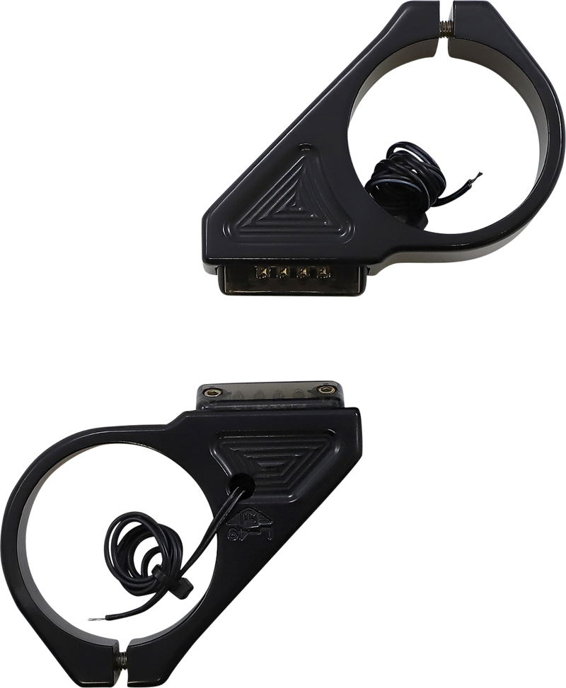 JOKER MACHINE Turn Signal - 49 mm - Amber - Black - '13-'20 XL - 05-305-1 - PartsOutlet.com.au