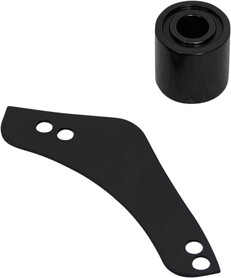 ARLEN NESS REPLACEMENT BREATHER COVER PLATES: INVERTED / METHOD SERIES® - 91-up XL SPORTSTER - BLACK - LEFT - 600-064 - PartsOutlet.com.au