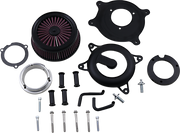 VANCE & HINES VO2 Rogue Air Intake Kit - Wrinkle Black - Harley-Davidson 2017-2023 - 40381 - PartsOutlet.com.au
