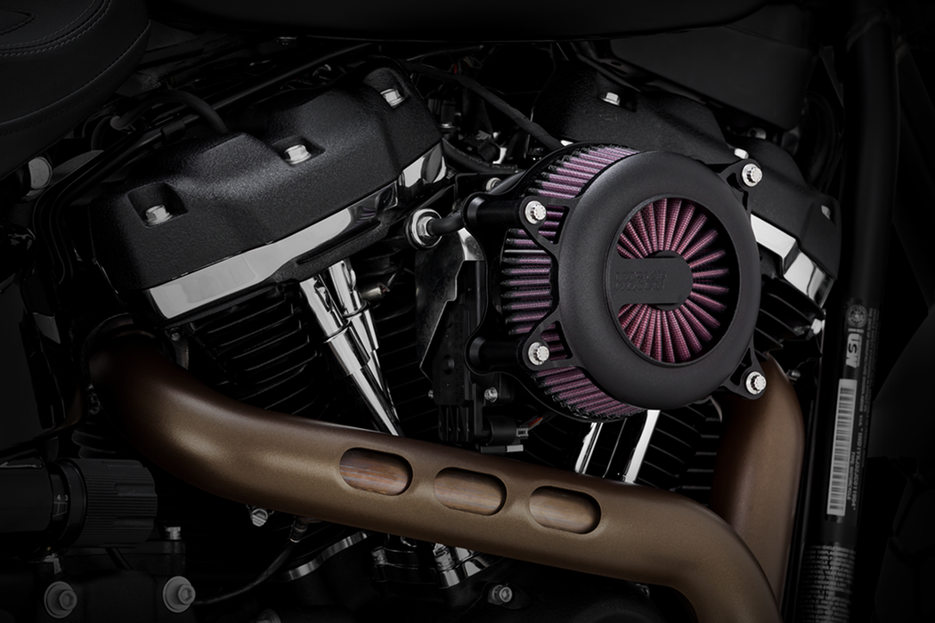 VANCE & HINES VO2 Rogue Air Intake Kit - Wrinkle Black - Harley-Davidson 2017-2023 - 40381 - PartsOutlet.com.au