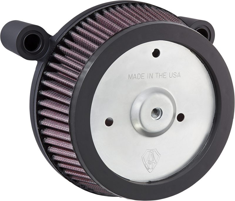 ARLEN NESS BIG SUCKER® STAGE 1 AIR CLEANER - BLACK - RED PRE-OILED - 99-17 TWIN CAM (Exc. FBW MODELS & 99-01 FI FLT) - 18-561 - PartsOutlet.com.au