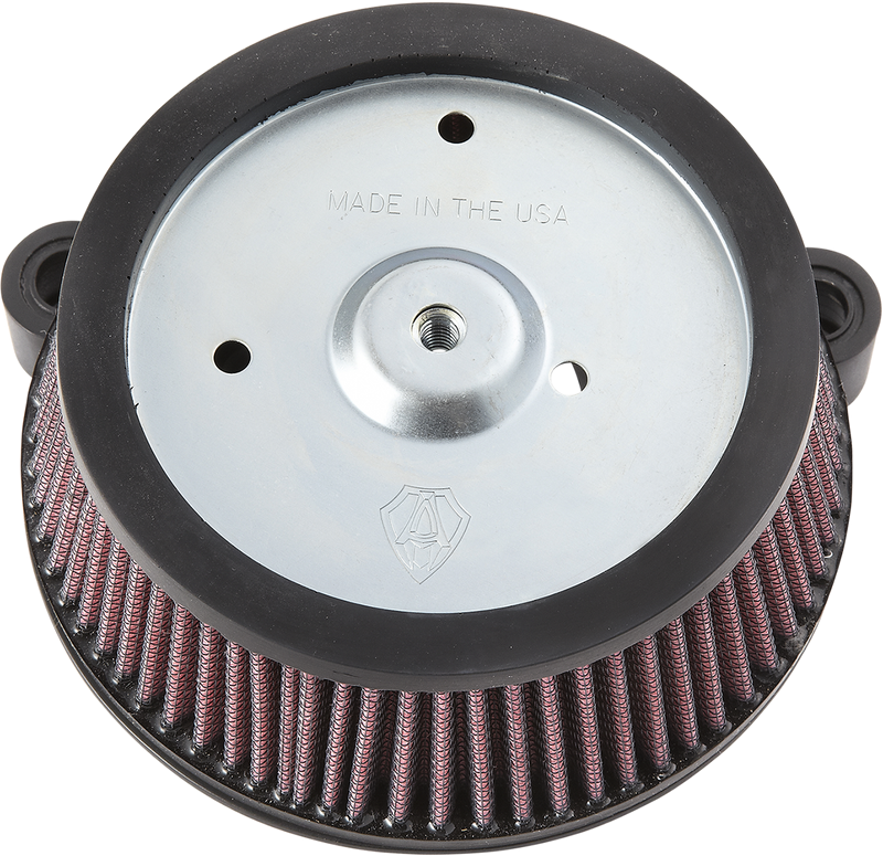 ARLEN NESS BIG SUCKER® STAGE 1 AIR CLEANER - BLACK - RED PRE-OILED - 99-17 TWIN CAM (Exc. FBW MODELS & 99-01 FI FLT) - 18-561 - PartsOutlet.com.au