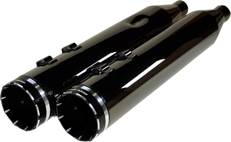 KHROME WERKS 4.5" HP-Plus Slip-On Mufflers - Eclipse with Tracer Tip - FL 2017+  201670