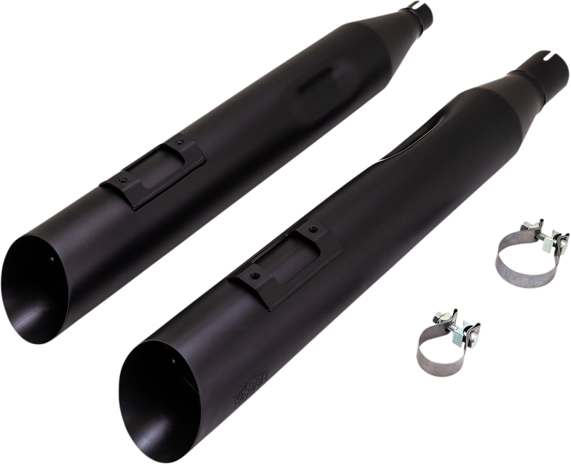 VANCE & HINES Blackslash 450 Slip-On Mufflers - Black - '17-'23 FL - 46764 - PartsOutlet.com.au