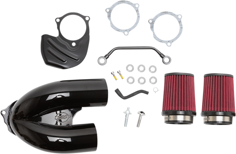 S&S CYCLE Tuned Induction Kit in Gloss Black for 2017-2020 HD® M8 Models - 170-0567A - PartsOutlet.com.au