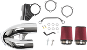 S&S CYCLE Tuned Induction Kit in Chrome for 2008-'16 HD® Touring Models and 2016-2017 Softail® Models - 170-0636A - PartsOutlet.com.au