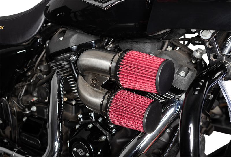 S&S CYCLE Tuned Induction Air Cleaner Kit in Stainless Steel for 2017-2020 HD® M8 Models - 170-0565A - PartsOutlet.com.au