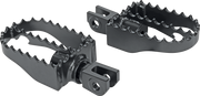 BURLY BRAND MX Footpegs - Driver - Black - Honda Rebel '21-'24 - B13-1200B - PartsOutlet.com.au