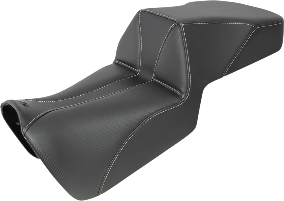 SADDLEMEN Pan America Adventure Tour Seat 2021-2024 - Carbon Fiber/Whisper Black - Standard 821-34-200 - PartsOutlet.com.au