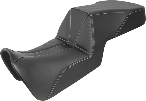 SADDLEMEN Pan America Adventure Tour Seat 2021-2023 - Carbon Fiber/Whisper Black - Low 821-34-201 - PartsOutlet.com.au