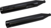 S&S CYCLE EL DORADO EXHAUST SYSTEM for 2009–2016 TOURING MODELS–Black with Black Highlight Machined Tracer End Cap 550-0680B - PartsOutlet.com.au