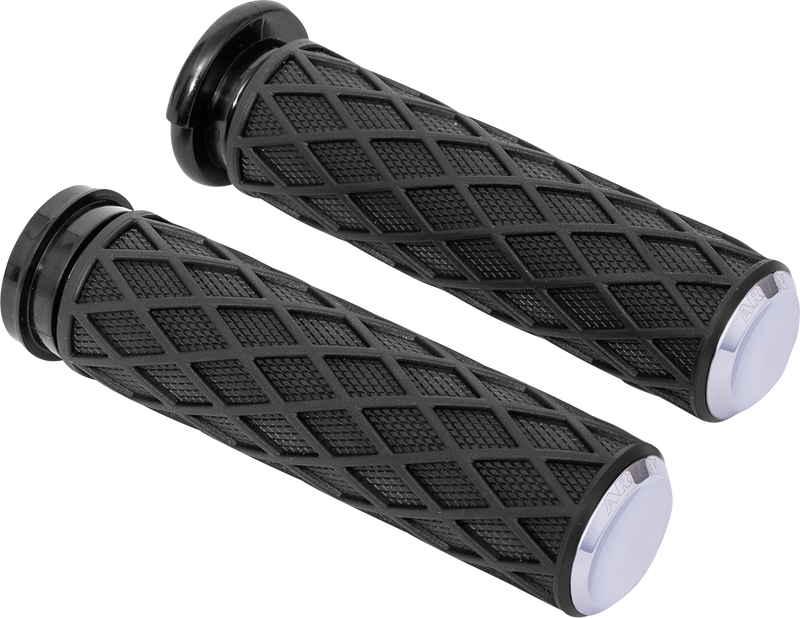 ARLEN NESS DIAMOND GRIPS, CHROME - CABLE - 500-005 - PartsOutlet.com.au